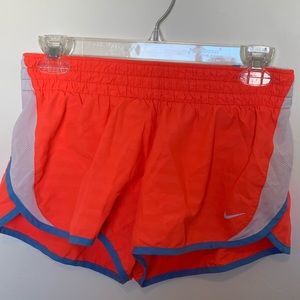 Bright Neon Coral Nike Shorts